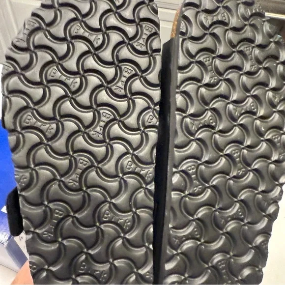 BIRKENSTOCK ARIZONA Black sandals BIRKO-FLOR Sz US W 10 Men 8 EU 41 NIB - Picture 7 of 7